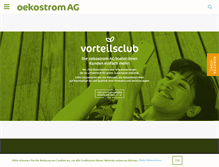 Tablet Screenshot of oekostrom.at